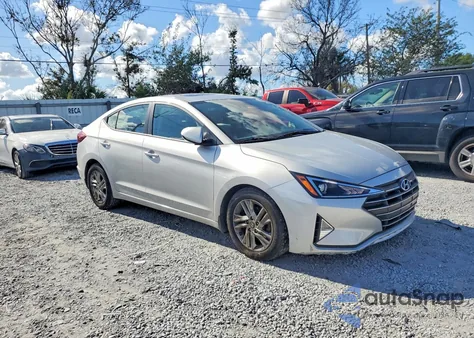 2019 Hyundai Elantra Sel z USA, uszkodzony, nr VIN 5NPD84LF9KH485956